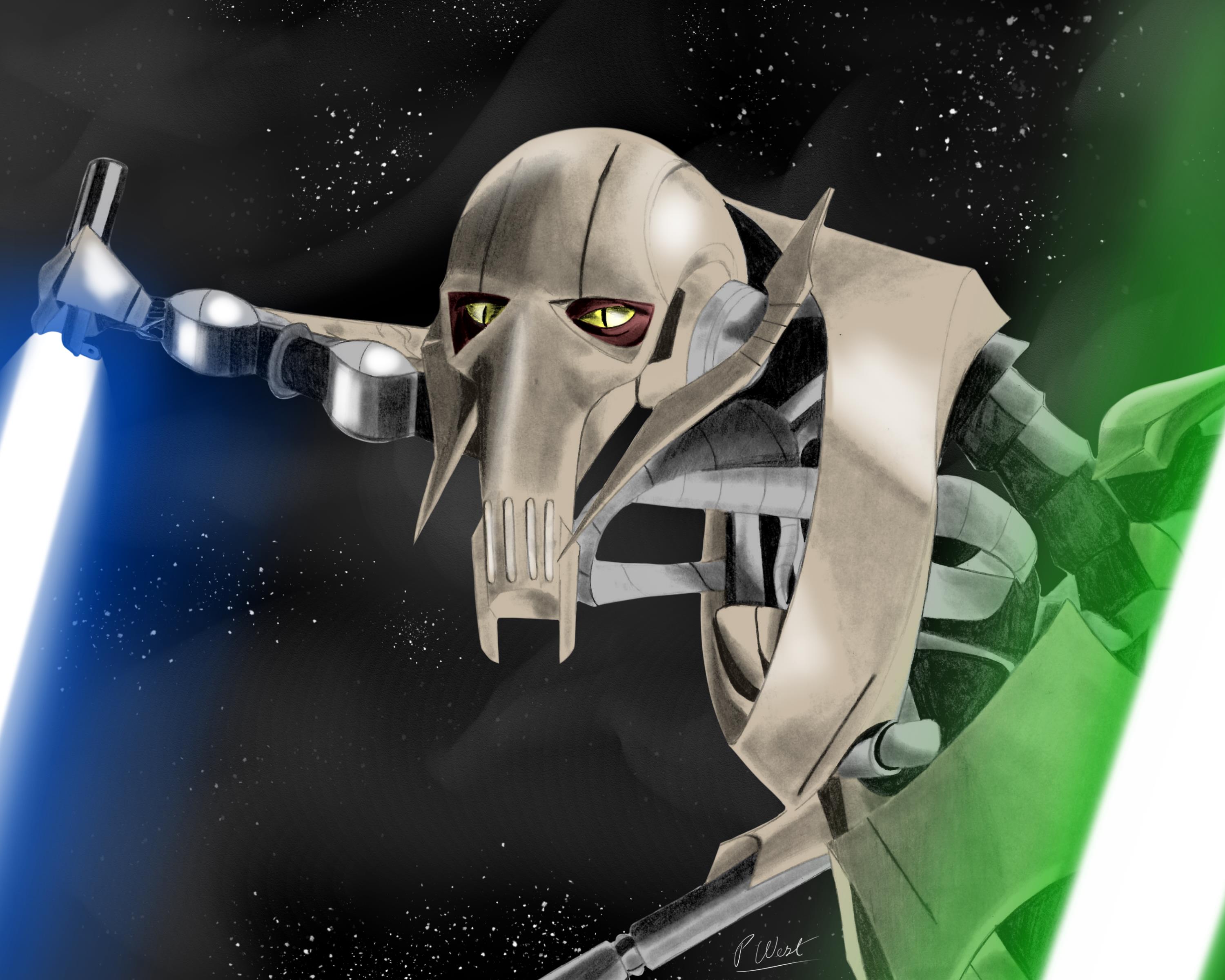 This is a print of General Grevious